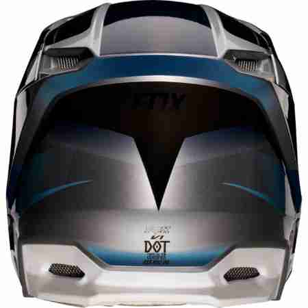 фото 4 Мотошлемы Мотошлем Fox V1 Motif Helmet Blue-Grey XL
