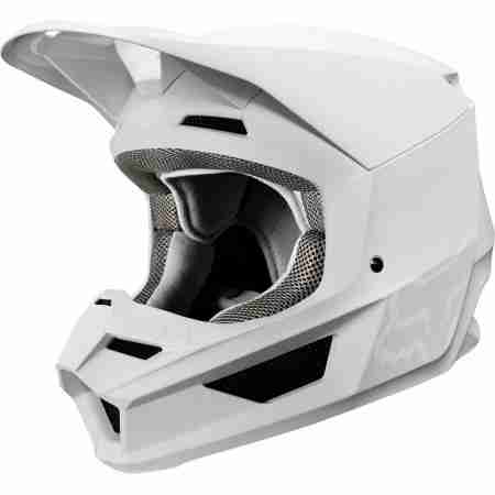 фото 1 Мотошлемы Мотошлем Fox V1 Matte Helmet White XS