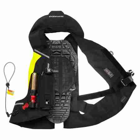 фото 2 Мотожилети Мотожилет із подушкою безпеки Spidi  Full DPS Vest Black Fluo XL