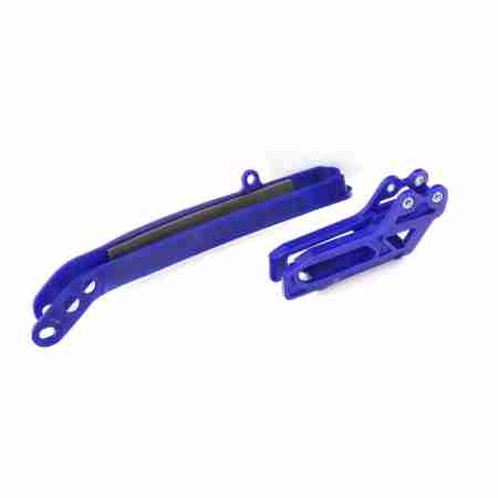 фото 1  Ремонтный комплект Polisport Chain guide + swingarm slider for Yamaha Blue