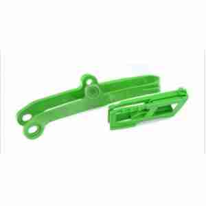 Ремкомплект Polisport Chain guide + swingarm slider for Kawasaki Green