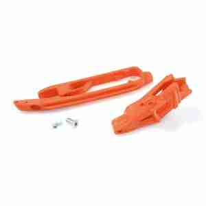Ремонтный комплект Polisport Chain guide + swingarm slider for KTM-Husqvarna Orange SX/SX-F