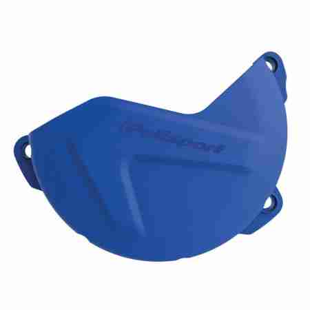 фото 1 Замена пластика на кроссовые мотоциклы Защита крышки сцепления Polisport Clutch cover protector Blue Yamaha YZ450F
