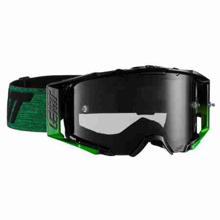 фото 1 Кроссовые маски и очки Мотоочки LEATT Goggle Velocity 6.5 - Smoke 34% Black-Green Colored