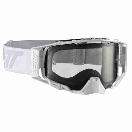 фото 1 Кросові маски і окуляри Мотоокуляри Leatt Goggle Velocity 6.5 - Light Grey 58% White-Grey Colored