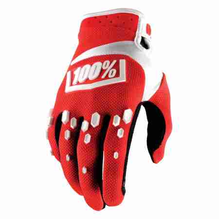 фото 1 Мотоперчатки Мотоперчатки Ride 100% Airmatic Glove Red-White S (8)