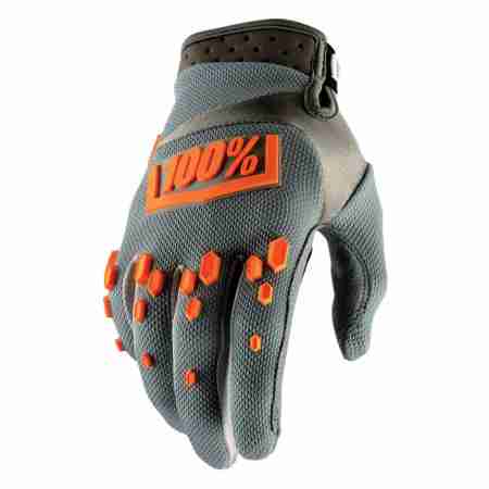 фото 1 Мотоперчатки Мотоперчатки Ride 100% Airmatic Glove Grey XL (11)