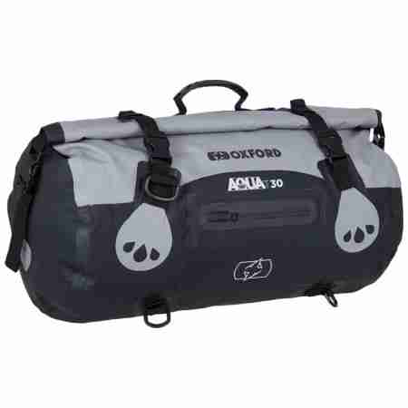 фото 3 Мотокофри, сумки для мотоциклів Мотосумка Oxford Aqua T-30 Roll Bag Grey-Black