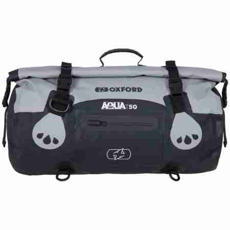 фото 1 Мотокофри, сумки для мотоциклів Мотосумка Oxford Aqua T-50 Roll Bag Grey-Black