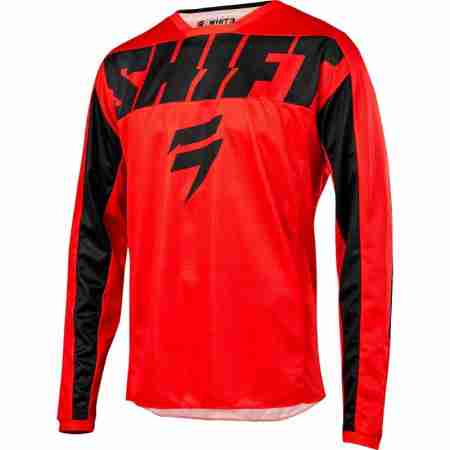 фото 2 Кросовий одяг Мотоджерсі дитяча Shift Youth Whit3 York Jersey Red YXL