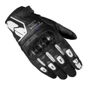 Мотоперчатки кожаные Spidi G Carbon Black-White
