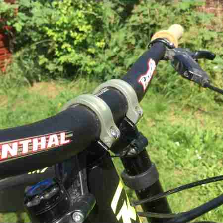 фото 2 Руль и грузики руля для мотоцикла Моторуль MTB Renthal 35mm Fatbar Black Rise 20 mm