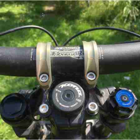 фото 3 Руль и грузики руля для мотоцикла Моторуль MTB Renthal 35mm Fatbar Black Rise 20 mm