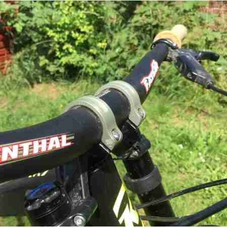 фото 4 Руль и грузики руля для мотоцикла Моторуль MTB Renthal 35mm Fatbar Black Rise 30 mm