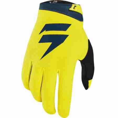 фото 1 Мотоперчатки Мотоперчатки SHIFT Youth Whit3 Air Glove Yellow-Navy YL (7)