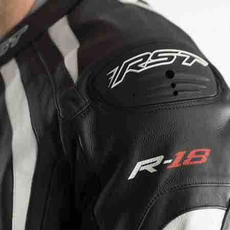 фото 4 Костюмы и комбинезоны Мотокомбинезон RST R-18 CE Leather Suit Black-White 50