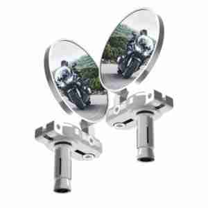 Мотодзеркало Oxford BarEnd Mirrors Silver Set