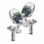 Мотозеркало Oxford BarEnd Mirrors Silver Set