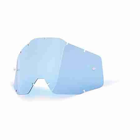 фото 1 Линзы для кроссовых масок на удаленЛинза для мотоочков 100% Racecraft/Accuri/Strata Replacement Lens Blue Mirror Blue Anti-Fog
