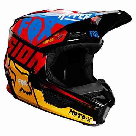 фото 1 Мотошлемы Мотошлем Fox V1 Czar Helmet Black-Yellow XL