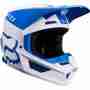фото 1 Мотошлемы Мотошлем Fox V1 Mata Helmet Blue White XL