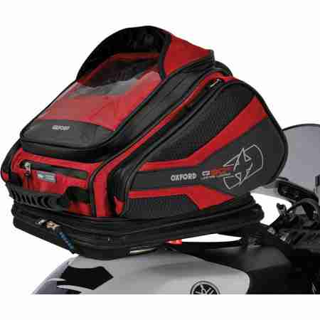 фото 1 Мотокофри, сумки для мотоциклів Мотосумка на бак Oxford Q30R QR Tank Bag Red