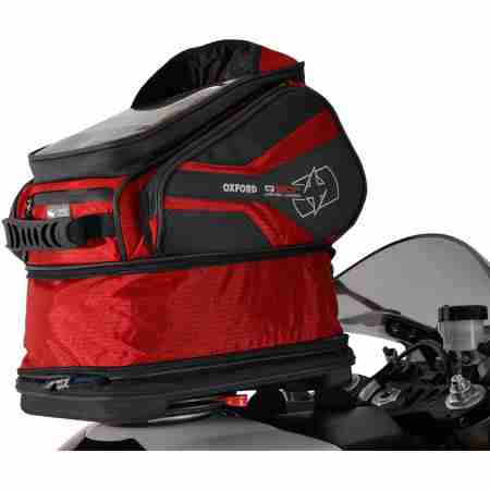 фото 2 Мотокофри, сумки для мотоциклів Мотосумка на бак Oxford Q30R QR Tank Bag Red