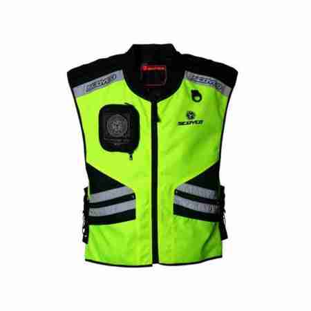фото 1 Мотожилеты Светоотражающий жилет Scoyco JK32 Vest Green XL-XXXL