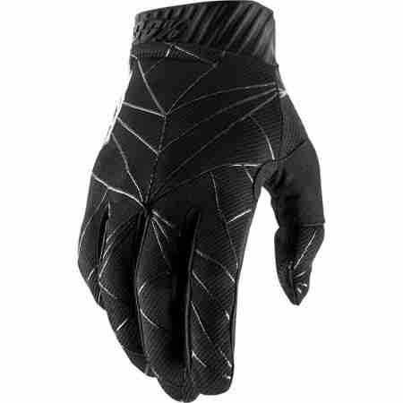 фото 1 Мотоперчатки Мотоперчатки Ride 100% Ridefit Glove Black-White L (10)