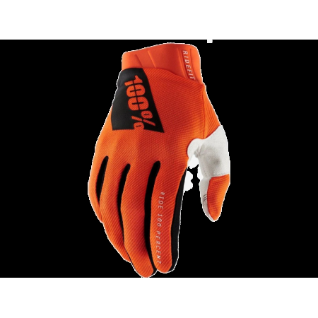 фото 1 Мотоперчатки Мотоперчатки Ride 100% Ridefit Glove Fluo Orange-Black XL (11)