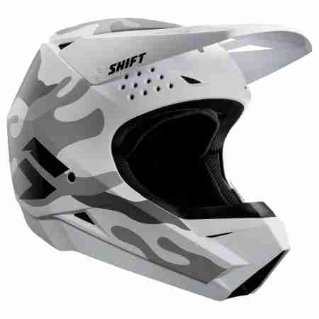 фото 3 Мотошоломи Мотошолом Shift Whit3 Helmet White Camo XS