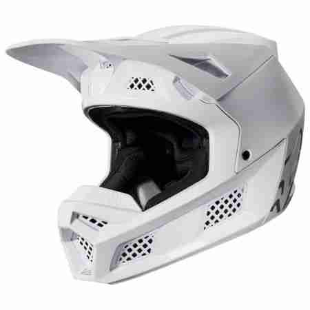 фото 1 Мотошлемы Мотошлем Fox V3 Solids Helmet White-Silver M