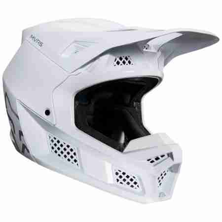 фото 3 Мотошлемы Мотошлем Fox V3 Solids Helmet White-Silver M