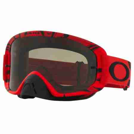 фото 1 Кросові маски і окуляри Мотоокуляри Oakley O2 MX INTIMIDATOR BLOOD Red-Black Dark Grey