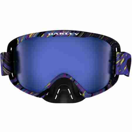 фото 2 Кроссовые маски и очки Мотоочки Oakley O2 MX RAIN OF TERROR Blue-Purple Ice Iridium-Clear