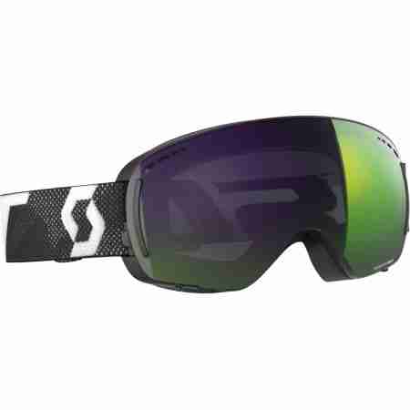 фото 1 Гірськолижні і сноубордические маски Гірськолижна маска Scott LCG Compact Black-White - Enhancer Green Chrome