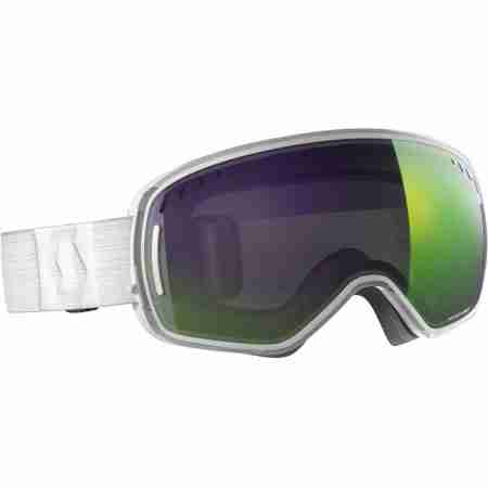 фото 1 Гірськолижні і сноубордические маски Гірськолижна маска Scott LCG White - Enhancer Green Chrome