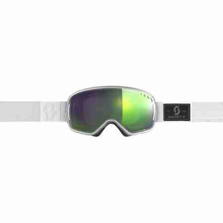 фото 2 Горнолыжные и сноубордические маски Горнолыжная маска Scott LCG White - Enhancer Green Chrome (2018-19)