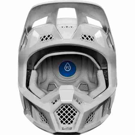 фото 2 Мотошлемы Мотошлем Fox V3 Solids Helmet White-Silver L