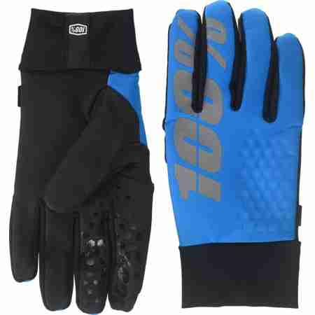 фото 3 Мотоперчатки Мотоперчатки 100% Hydromatic Brisker Glove Blue XL (11)