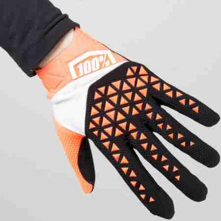 фото 2 Моторукавички Моторукавички 100% Airmatic Glove Orange-Black M (9)