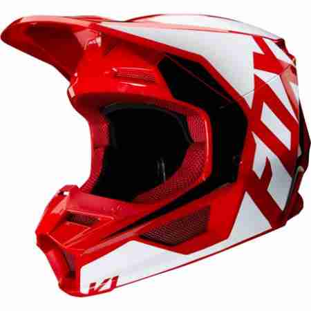 фото 1 Мотошлемы Мотошлем Fox V1 Prix Helmet Flame Red L