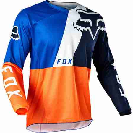 фото 2 Кроссовая одежда Мотоджерси детская Fox Youth 180 Lovl Jersey Orange-Blue YL