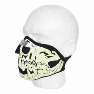 Полулицевая маска Oxford Glow Skull