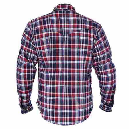 фото 3  Сорочка Oxford Kickback Shirt Checker Red-Bluе S