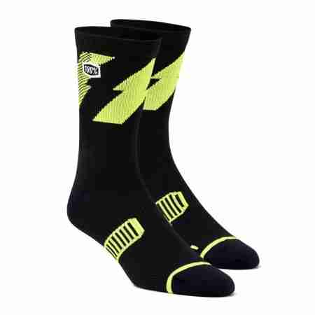 фото 1 Шкарпетки Мотошкарпетки Ride 100% BOLT Performance Socks Lime L/XL