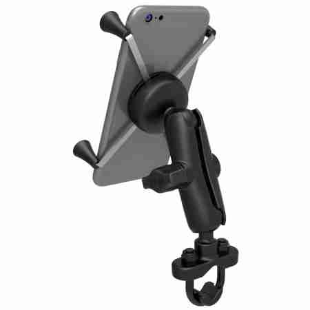 фото 2 Тримач телефону, планшета на мотоцикл Кронштейн з U-подібним кріпленням Ram Mounts із тримачем X-Grip 10U