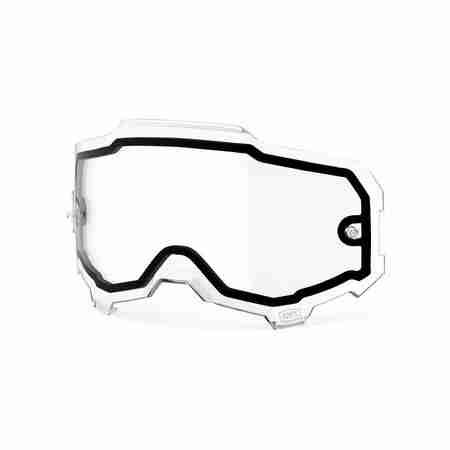фото 1 Кроссовые маски и очки Сменные линзы 100% Armega Replacement Lens Dual Clear Anti-Fog Clear
