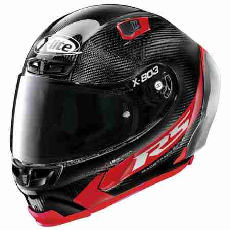 фото 1 Мотошлемы Мотошлем X-Lite X-803 RS UC Hot Lap Carbon Black-Red S
