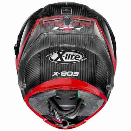фото 3 Мотошлемы Мотошлем X-Lite X-803 RS UC Hot Lap Carbon Black-Red S